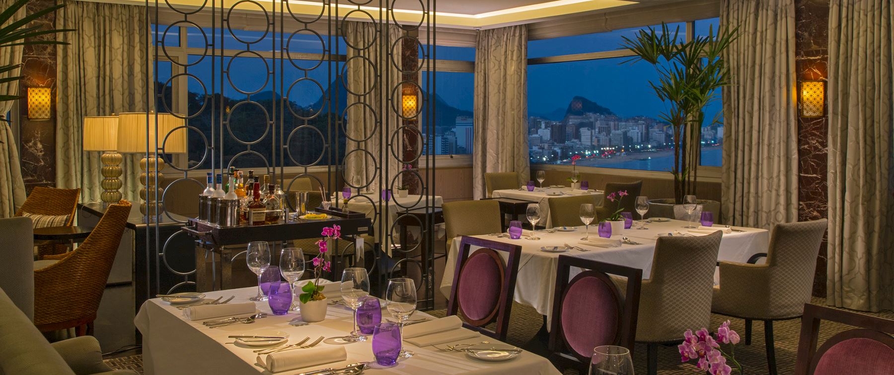 Dining area with Trip Advisor logo